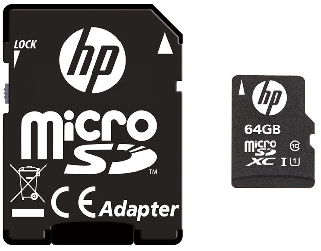 Hewlett Packard (HP) Atminties kortelė telefonui HP Inc. SDU64GBXC10HP-EF, 64 GB