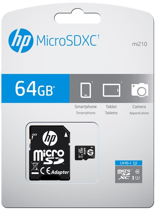 Hewlett Packard (HP) Atminties kortelė telefonui HP Inc. SDU64GBXC10HP-EF, 64 GB