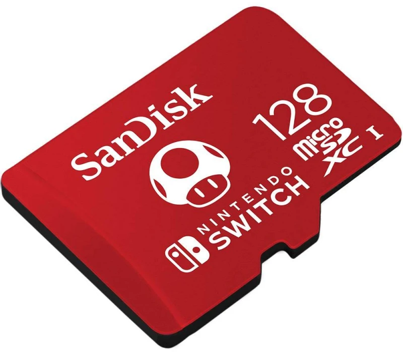 SanDisk Atminties kortelė Nintendo Switch™ konsolėms, microSDXC 128GB 100/90 MB/s (SDSQXAO-128G-GN3ZN)
