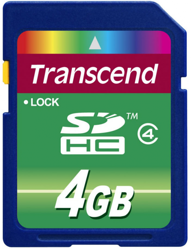 Atminties kortelė Transcend SDHC 4GB 4 klasė
