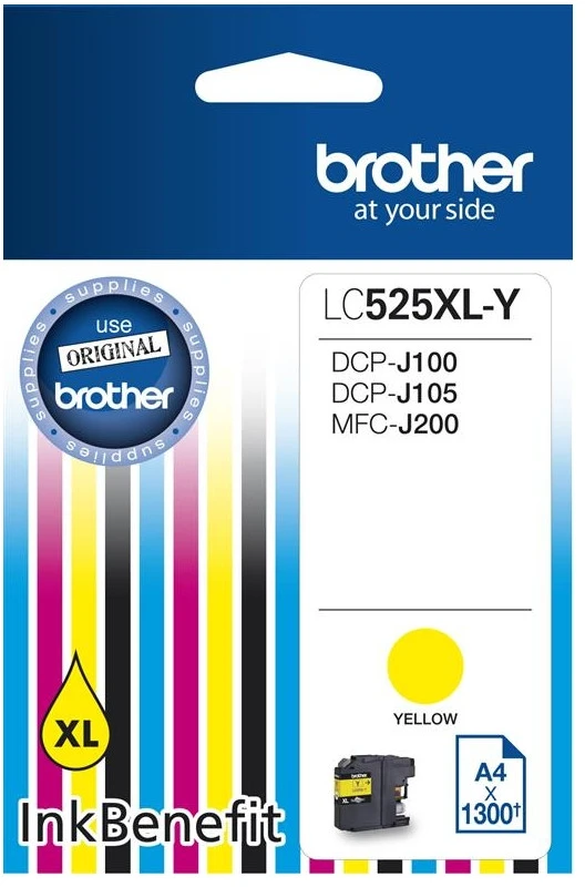 Brother LC525XL-Y Originalus Geltona