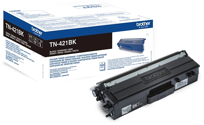 BROTHER TN-421BK Juodas TONER, 3,000P