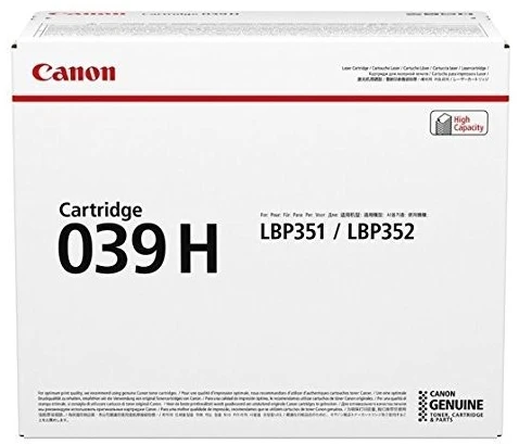 Canon 039H Originalus Juoda 1 vnt