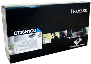 Lexmark C736H1CG kasetė, žalsvai mėlyna, 10 000 puslapių