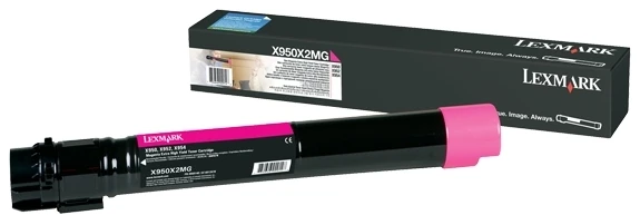 StarTech Lexmark X950X2MG | X95x Magenta ypač didelio našumo dažų kasetė (22K) | Kasetė | Magenta