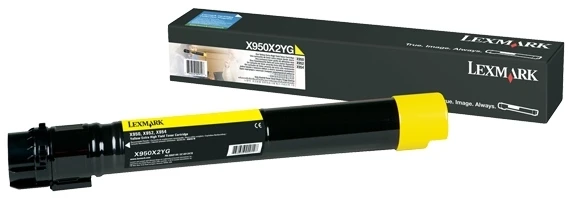 Lexmark X950X2YG kasetė, Geltona, 22000 puslapių