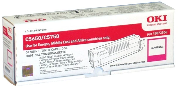 OKI C5650, C5750 kasetė, purpurinė