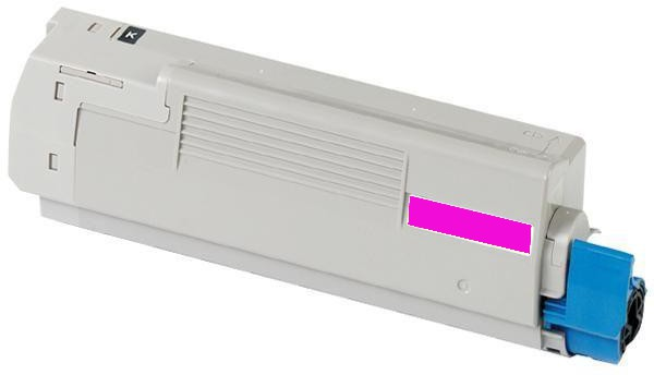 OKI C831 C841 dažų kasetė rausvai raudona standartinė talpa 10 000 puslapių 1 pakelis Magenta toner C831/841 series (10K)
