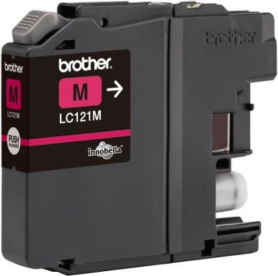 Rašalo kasetė Brother LC-121M, purpurinė
