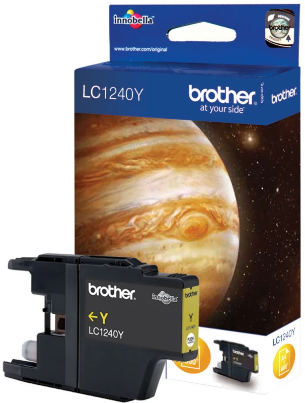 Brother Brolis LC-1240Y | Rašalo kasetė | Geltona