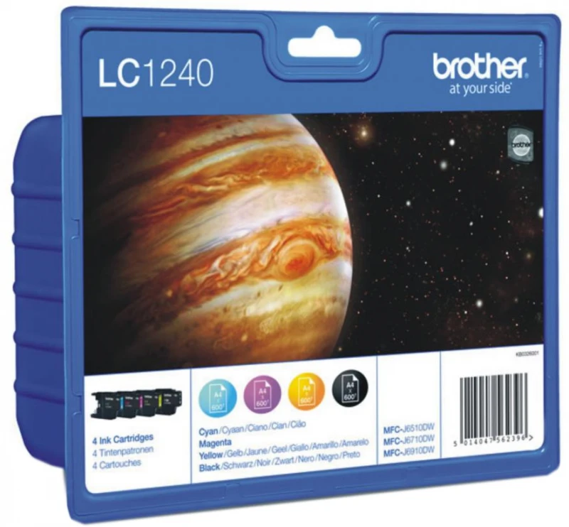 Rašalo kasetė Brother LC1240VALBP CMYK