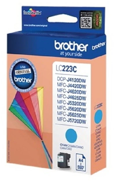 Brother LC-223C | Rašalo kasetė | Žydra spalva
