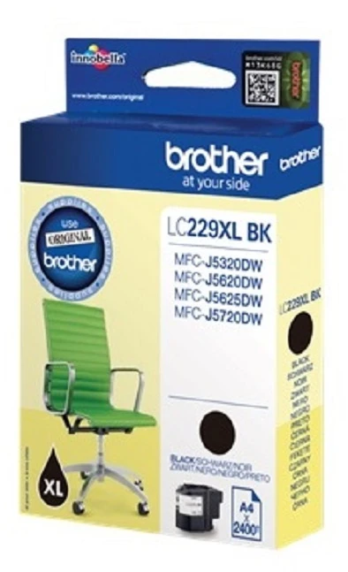 Brother Brolis LC-229XLBK | Rašalo kasetė | Juodas