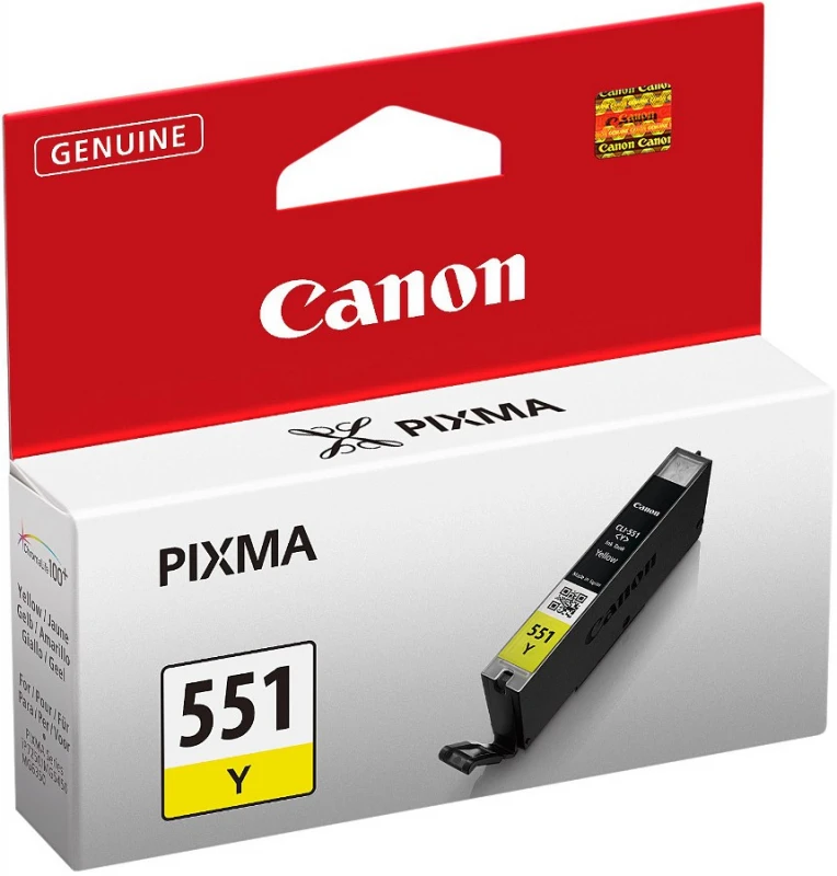 Canon CLI-551 Y | Rašalo kasetė | Geltona