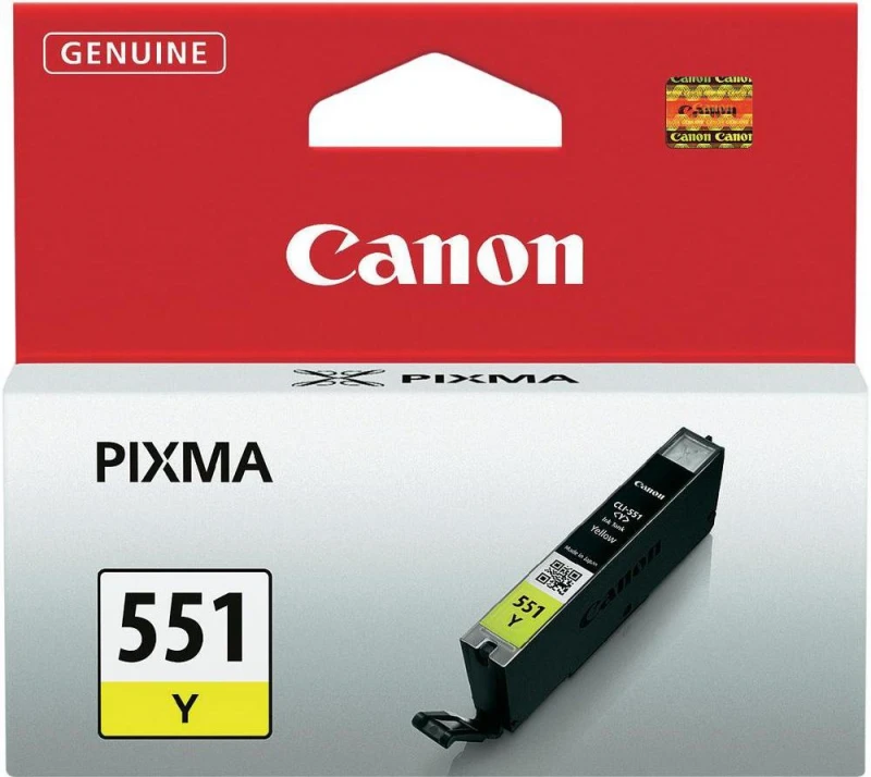 Canon CLI-551 Y | Rašalo kasetė | Geltona