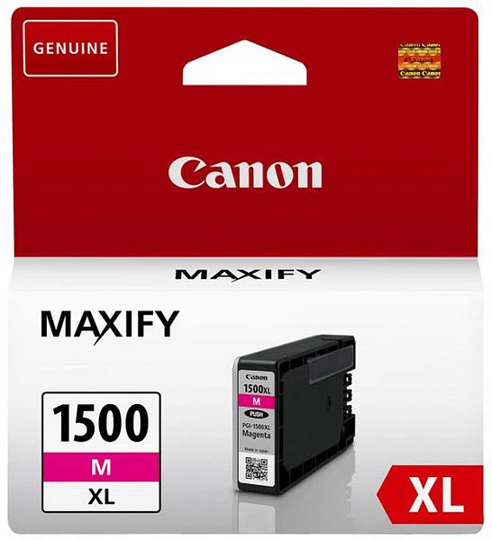 Canon PGI-1500XLM rašalo kasetė, rausvai raudona