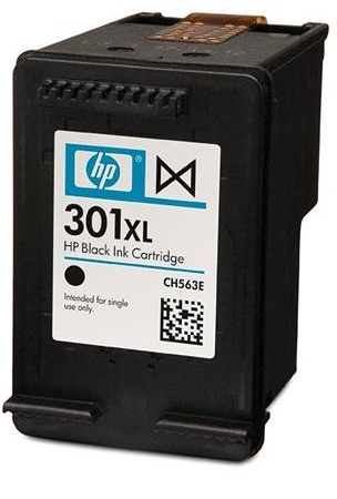 Hewlett Packard (HP) HP 301XL didelės talpos juodo rašalo kasetė, 480 puslapių, skirta HP Deskjet 1000, 1050, 2050, 3000, 3050
