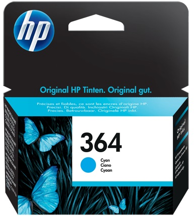 Hewlett Packard (HP) HP Nr.364 Rašalo krepšelis. Žydra spalva (300 puslapių)