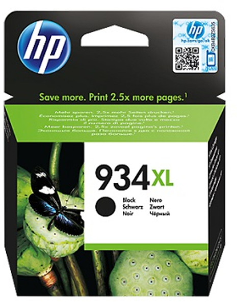Hewlett Packard (HP) HP C2P23AE rašalo kasetė, Nr. 934XL, juoda, didelės talpos