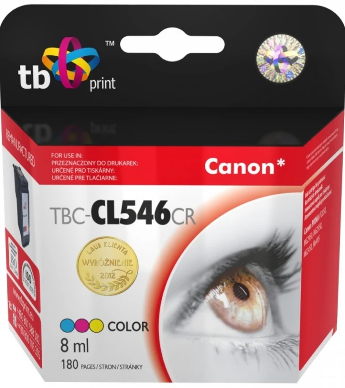 Tb Print Kasetė rašaliniams spausdintuvams Kasetės rašaliniams spausdintuvams TB TBC-CL546CR