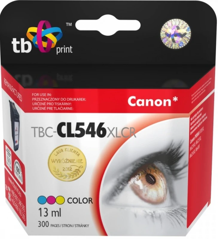 Tb Print Kasetė rašaliniams spausdintuvams Kasetės rašaliniams spausdintuvams TB TBC-CL546XLCR