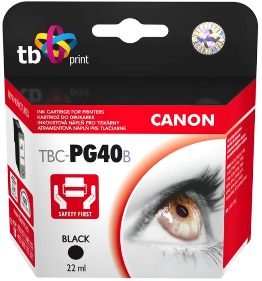 Tb Print TB Spausdinimo rašalas TBC-PG40B (PG-40) Juodas rašalas