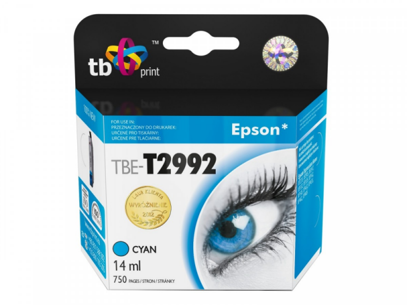 Tb Print Kasetė rašaliniams spausdintuvams Kasetės rašaliniams spausdintuvamsTB TBE-T2992