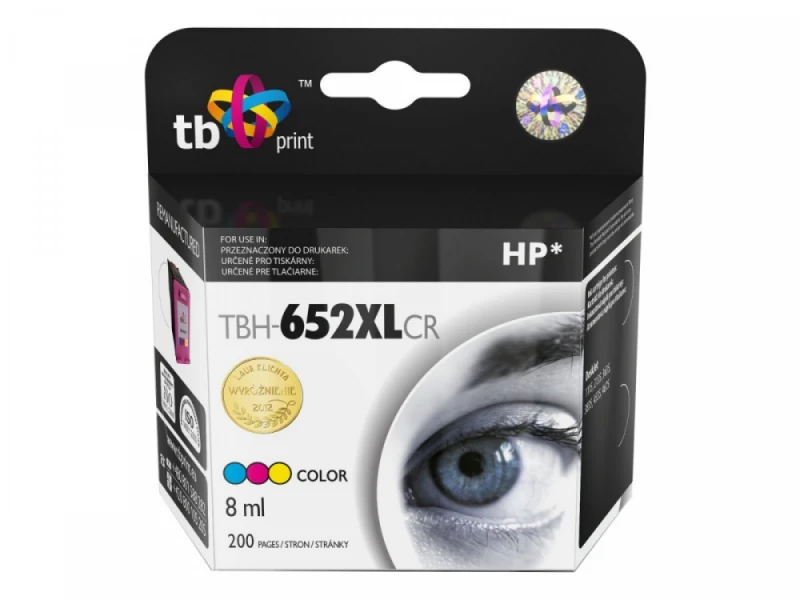 Tb Print Kasetė rašaliniams spausdintuvams Kasetės rašaliniams spauzdintuvamsTB TBH-652XLCR