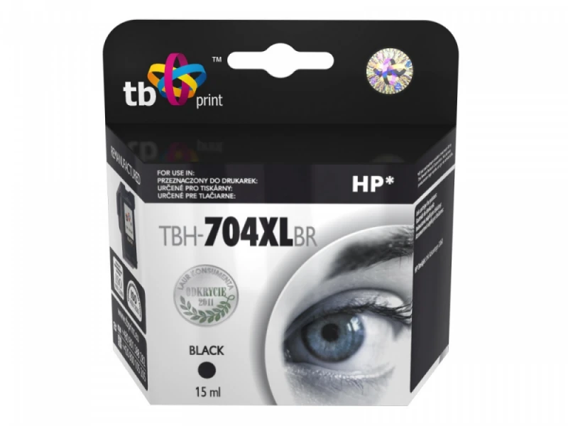 Kasetė rašaliniams spausdintuvams Kasetės rašaliniams spauzdintuvams TB Print TBH704XLBR