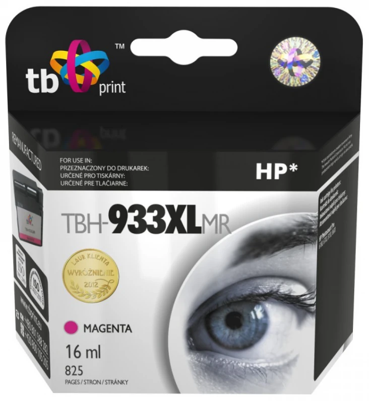 Tb Print Kasetė rašaliniams spausdintuvams Kasetės rašaliniams spauzdintuvamsTB TBH-933XLMR