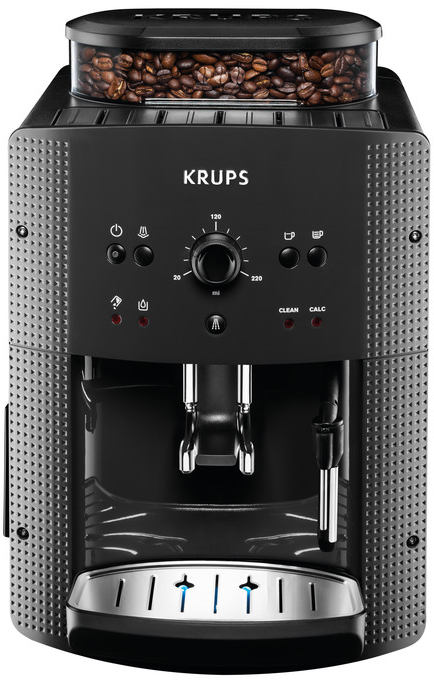 Kavos aparatas Krups | | EA810B70 | Slėgis 15 bar | Su pieno plakikliu | Automatinis | Juodas