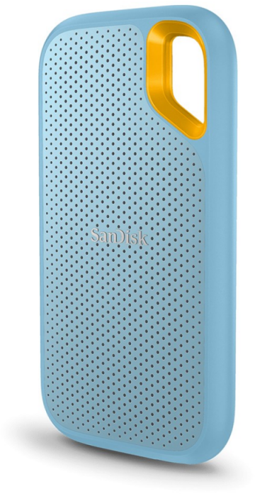 Išorinis kietasis diskas SanDisk Extreme Portable SSD 2 TB, SDSSDE61-2T00-G25B, Šviesiai mėlynas