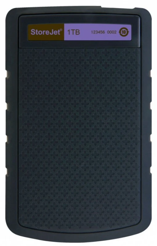 Išorinis kietasis diskas Transcend 25H3P 2.5'' 1TB USB3, Triguba smūgių slopinimo sistema
