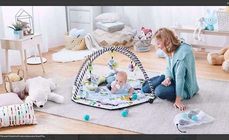 Kindercraft KINDERKRAFT veiklos kilimėlis SmartPlay