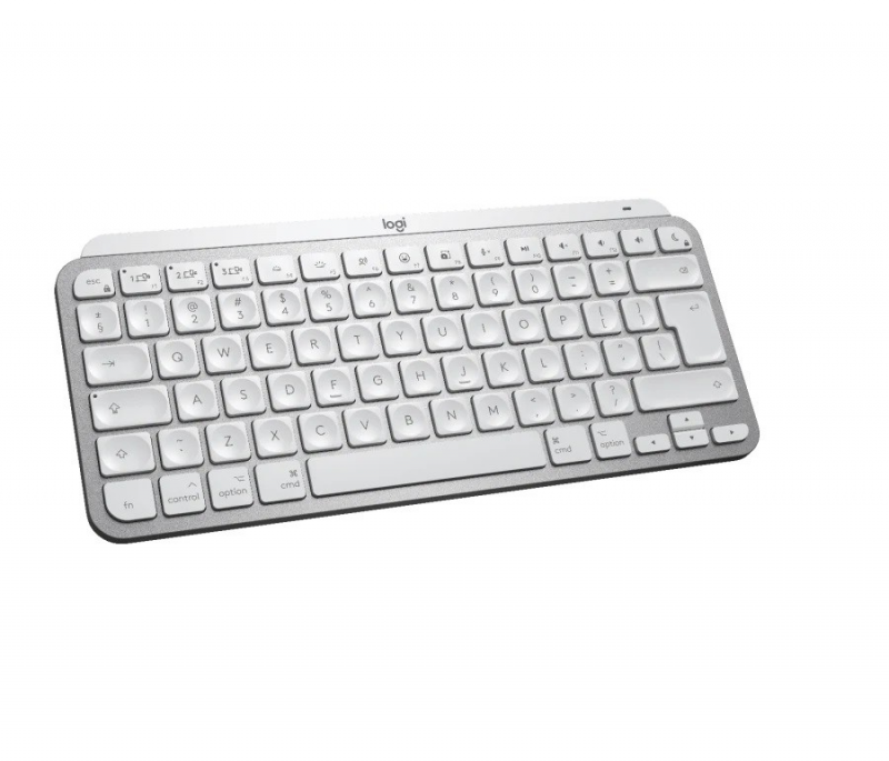 Belaidė klaviatūra Logitech MX Keys Mini skirta Mac, Blyškiai pilkos spalvos (US)