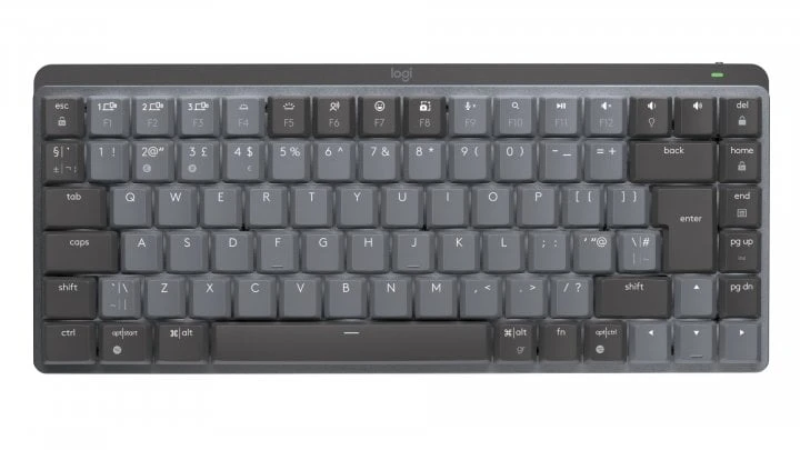Klaviatūra Logitech MX Mechaninė klaviatūra Mini (klikające) belaidė 75% su pašvietimu grafito