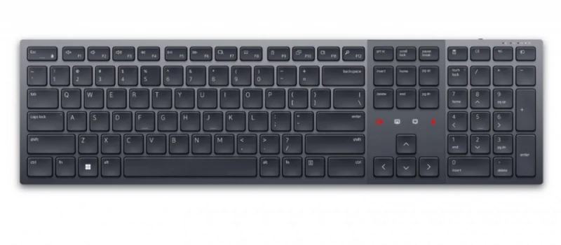 Klaviatūra Dell Premier Collaboration KB900 belaidė 100% (full-size) su pašvietimu pilka