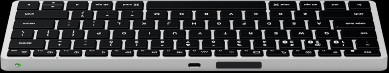 Belaidė klaviatūra QWERTY Satechi Slim X1 ST-BTSX1S sidabrinis
