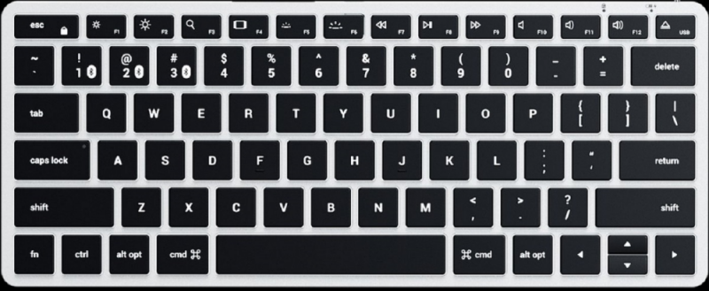 Belaidė klaviatūra QWERTY Satechi Slim X1 ST-BTSX1S sidabrinis