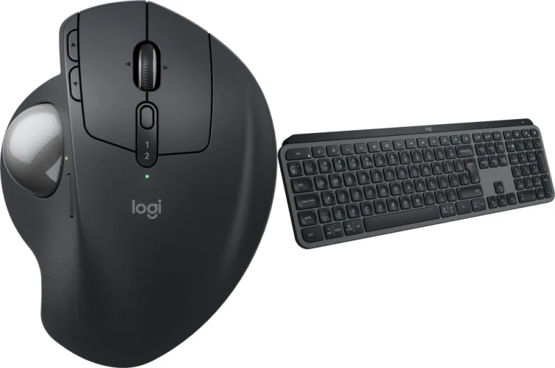 Logitech - MX Ergo S pažangus belaidis kamuoliukas, juodas
