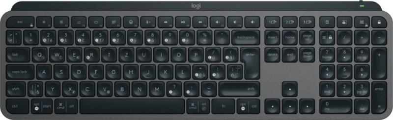 Belaidė klaviatūra Logitech MX Keys S, Išdėstymas: Čekų k. (Qwertz)