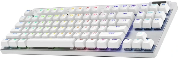 Žaidimų klaviatūra Logitech G Pro X TKL Lightspeed, US išdėstymas, Baltos spalvos