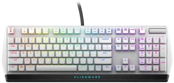 Dell Alienware AW510K klaviatūra USB Juoda, Balta