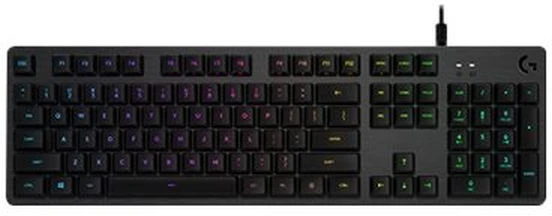 Mechaninė Žaidimų Klaviatūra Logitech G512 Carbon su RGB Apšvietimu, US Tarptautinis Išdėstymas, GX Brown Tactile