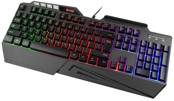 Fury Skyraider Klaviatūra žaidimams, RGB LED pašvietimas, US, Juodas, su laidu