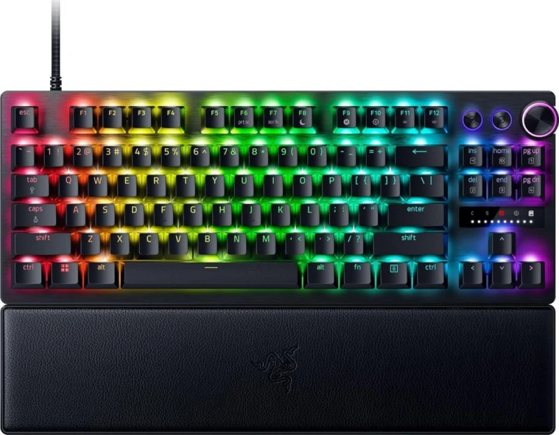 Razer | Huntsman V3 Pro Tenkeyless | RZ03-04980100-R3M1 | Klaviatūra žaidimams | su laidu | US | Analog Optical | Juodas