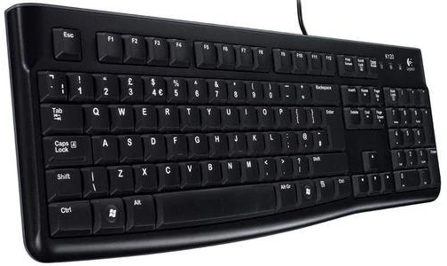 Logitech klaviatūra K120 su laidu, US/INT išdėstymas