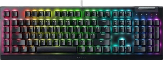 Razer | Mechaninė klaviatūra žaidimams | BlackWidow V4 X | Mechaninė klaviatūra žaidimams | su laidu | US | Žalias Mechaninė Switches (Clicky)