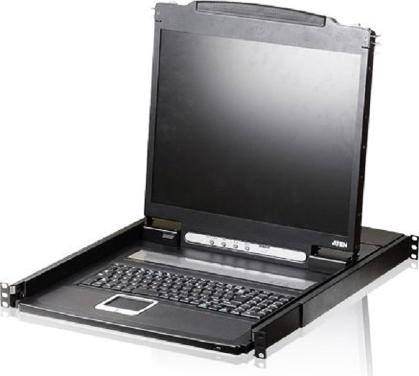 ATEN CL1000N-ATA-AG ATEN CL1000N KVM Console LCD 19 + klaviatūra + jutiklinė dalis 19 1U