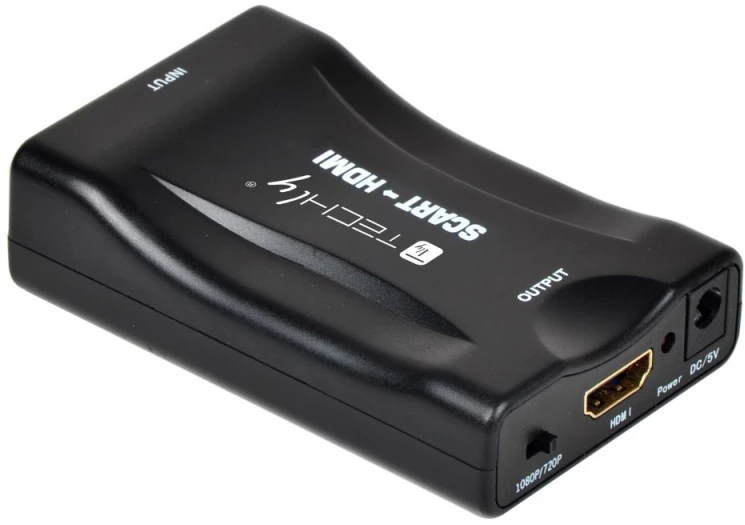 Techly SCART į HDMI adapteris su išvesties jungtimis